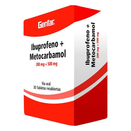 IBUPROFENO METOCARBAMOL 30 TBS GF