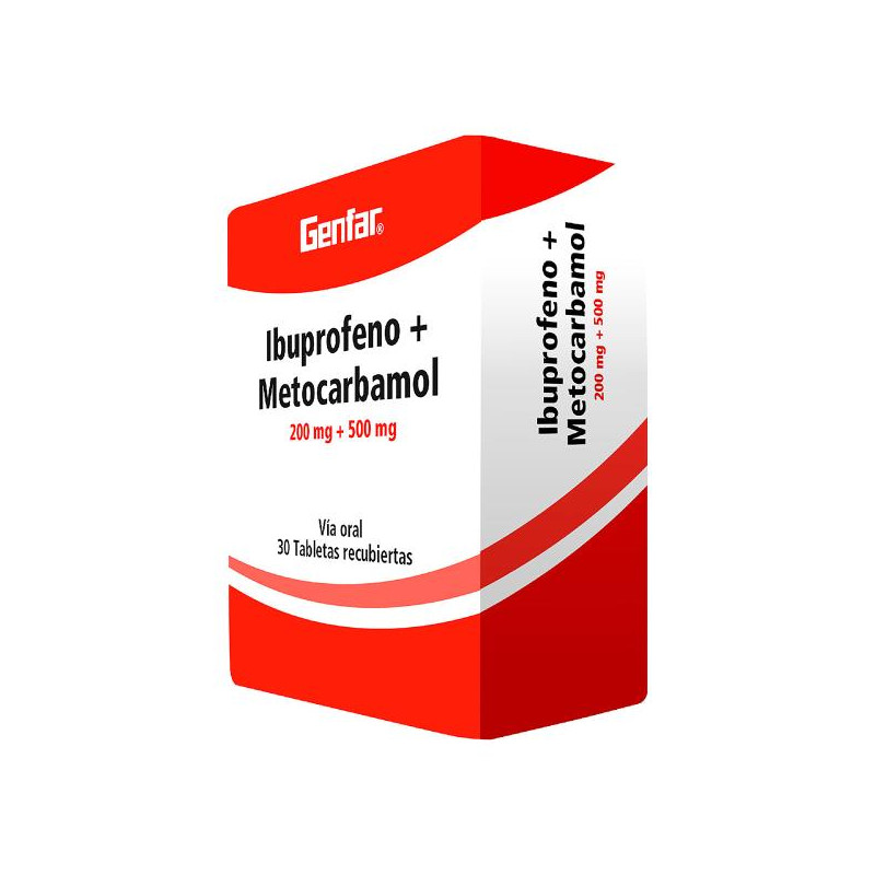 IBUPROFENO METOCARBAMOL 30 TBS GF