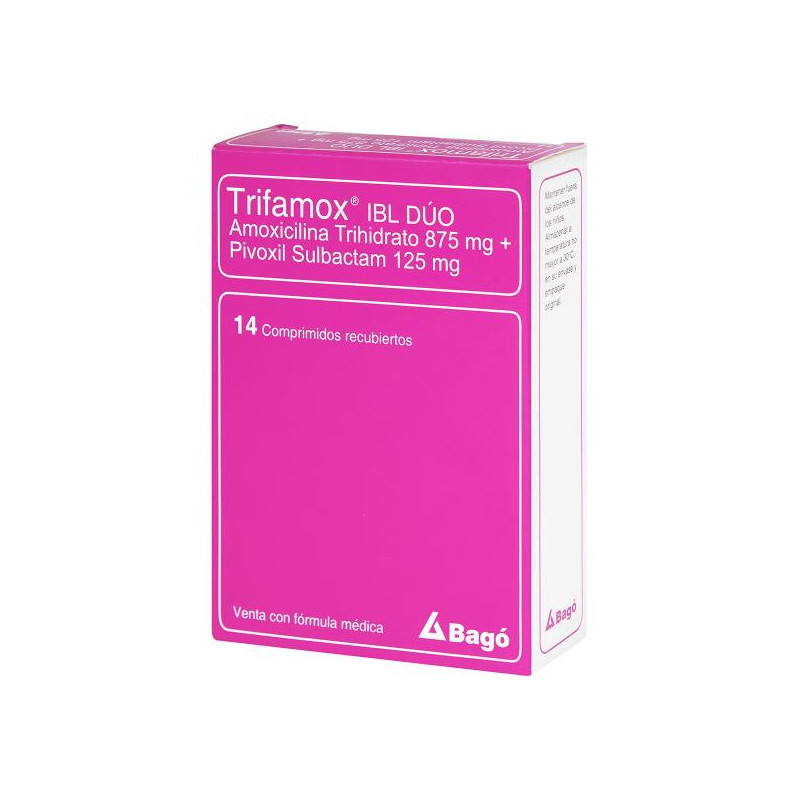 TRIFAMOX IBL-DUO 14 COMPRIMIDOS (A) SULBACTAM TRIFAMOX IBL-DUO 14 COMPRIMIDOS (A) SULBACTAM