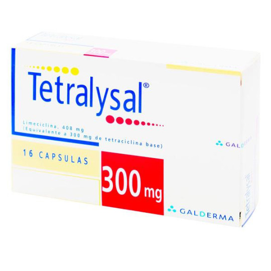TETRALYSAL 300 MG 16 CAPSULAS (DA)(A) LIMECICLINA-TETRACICLINA