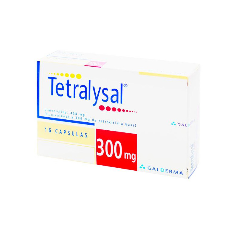 TETRALYSAL 300 MG 16 CAPSULAS (DA)(A) LIMECICLINA-TETRACICLINA