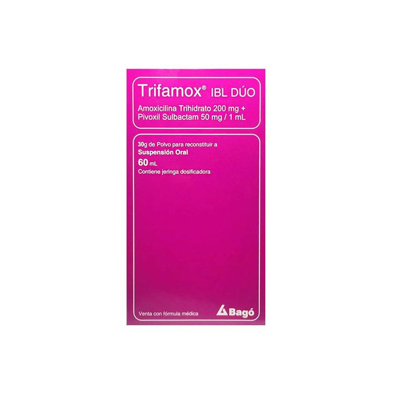 TRIFAMOX IBL-DUO SUSPENSION 60 ML(A) SULBACTAM TRIFAMOX IBL-DUO SUSPENSION 60 ML(A) SULBACTAM