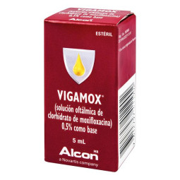 VIGAMOX 0.5% SOLUCION 5 ML (DA) MOXIFLOXACINO