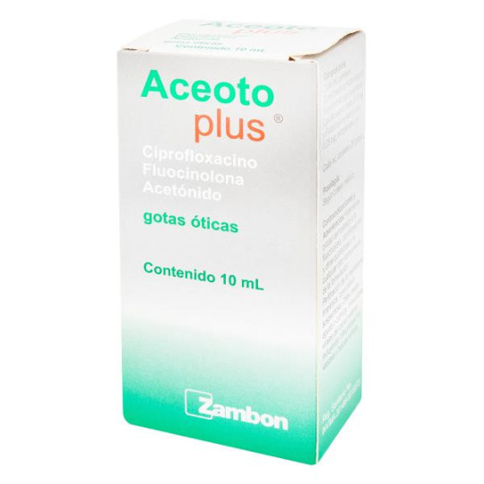 ACEOTO PLUS GOTAS 10 ML CIPROFLOXACINA ACEOTO PLUS GOTAS 10 ML CIPROFLOXACINA