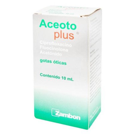 ACEOTO PLUS GOTAS 10 ML CIPROFLOXACINA
