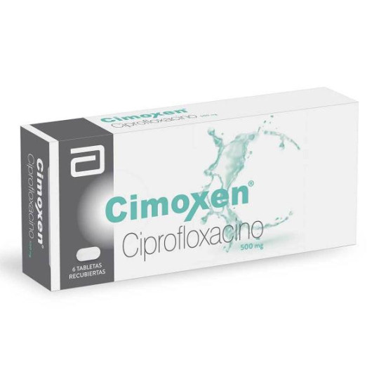 CIMOXEN 500 MG 6 CAPSULAS (A) CIPROFLOXACINA CIMOXEN 500 MG 6 CAPSULAS (A) CIPROFLOXACINA