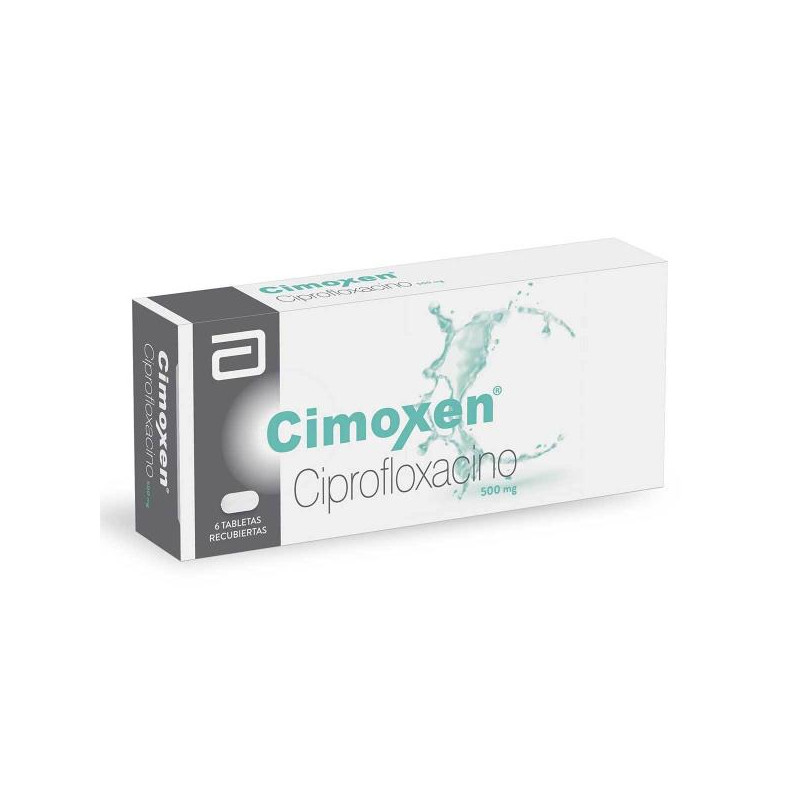 CIMOXEN 500 MG 6 CAPSULAS (A) CIPROFLOXACINA CIMOXEN 500 MG 6 CAPSULAS (A) CIPROFLOXACINA