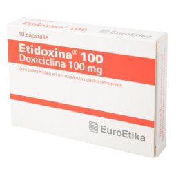 ETIDOXINA 100 MG 10 CAPSULAS (DA) DOXICICLINA