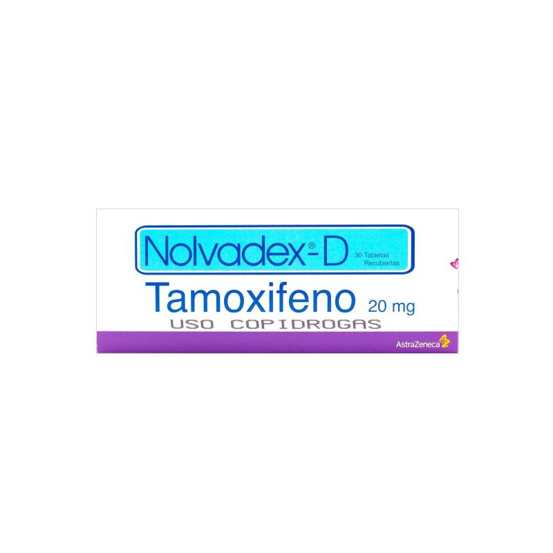 NOLVADEX D 20 MG 30 TABLETAS (E34) TAMOXIFENO
