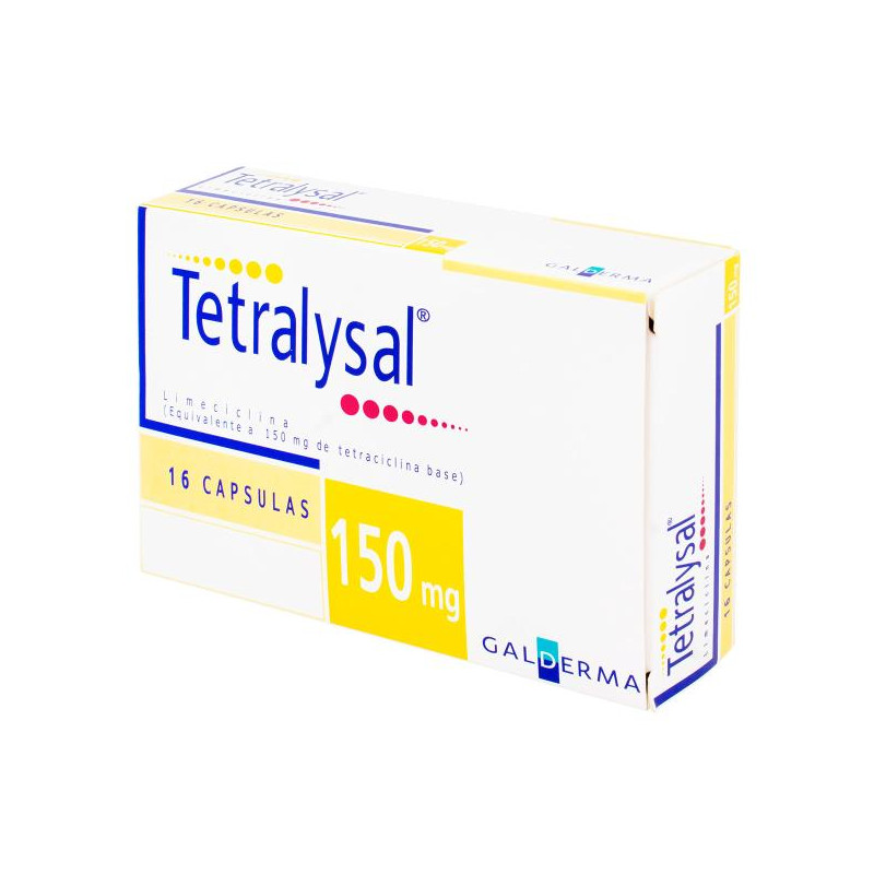 TETRALYSAL 150 MG 16 CAPSULAS (DA) LIMECICLINA-TETRACICLINA TETRALYSAL 150 MG 16 CAPSULAS (DA) LIMECICLINA-TETRACICLINA