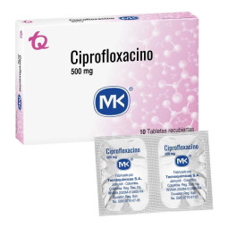 CIPROFLOXACINA 500 MG 10 TBS MK CIPROFLOXACINA