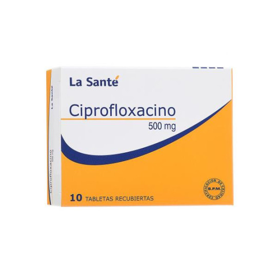 CIPROFLOXACINA 500 MG 10 TABLETAS LS CIPROFLOXACINA