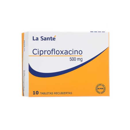 CIPROFLOXACINA 500 MG 10 TABLETAS LS CIPROFLOXACINA