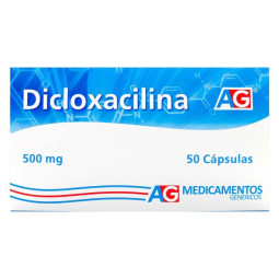 DICLOXACILINA 500 MG 50 CAP AG DICLOXACILINA