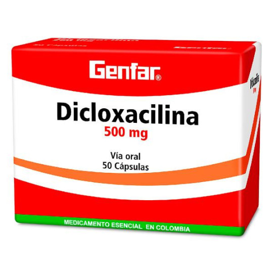 DICLOXACILINA 500 MG 50 CAPSULAS GF DICLOXACILINA DICLOXACILINA 500 MG 50 CAPSULAS GF DICLOXACILINA