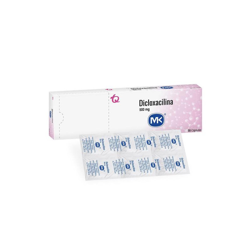 DICLOXACILINA 500 MG 50 CAPSULAS MK DICLOXACILINA