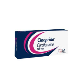 CINEPRIDE 500 MGS X 10 TBS (PUMCV) (CIPROFLOXACINA)