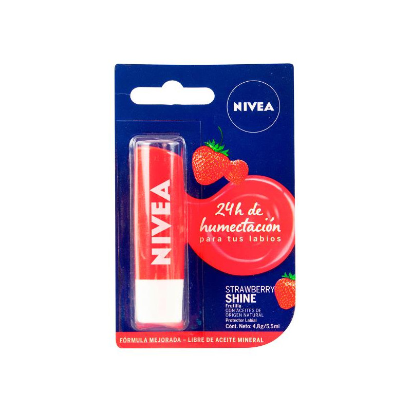 PROT.LABIAL NIVEA LIP CARE FRESA PROTECTORES LABIALES