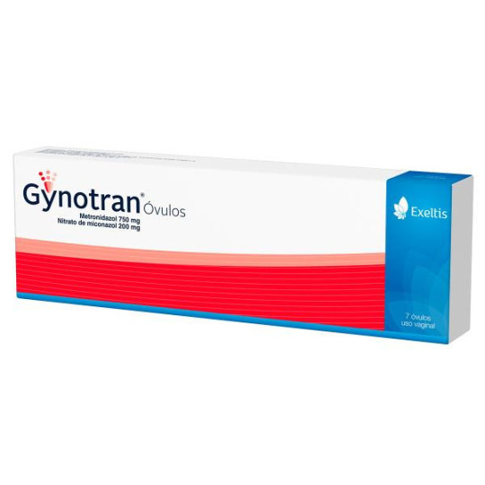 GYNOTRAN 7 OVULOS METRONIDAZOL