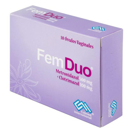 FEMDUO 500MG 10 OVULOS METRONIDAZOL