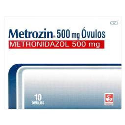 METROZIN 10 OVULOS METRONIDAZOL