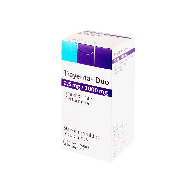 TRAYENTA DUO 2.5/1000 MG 60 TBS (A) METFORMINA