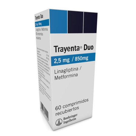 TRAYENTA DUO 2.5/850 MG 60 TBS (A) METFORMINA