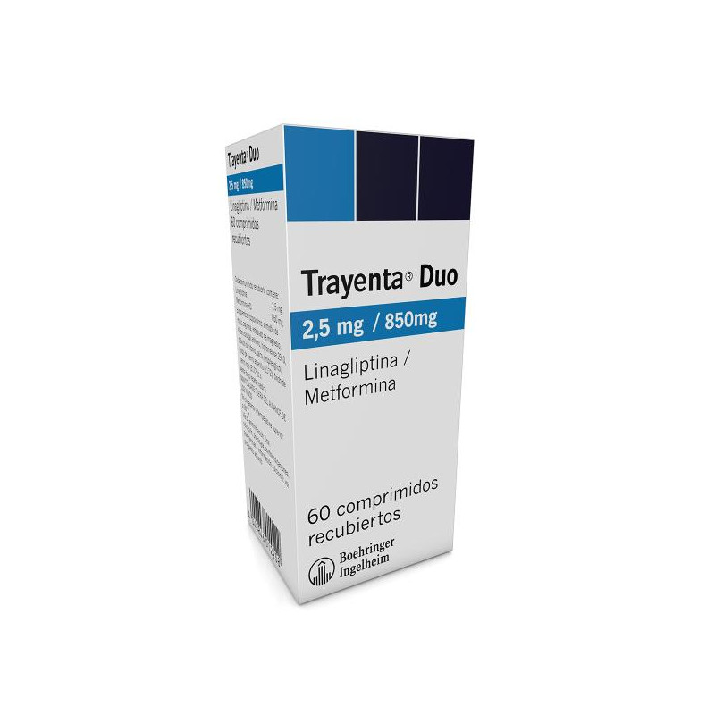 TRAYENTA DUO 2.5/850 MG 60 TBS (A) METFORMINA