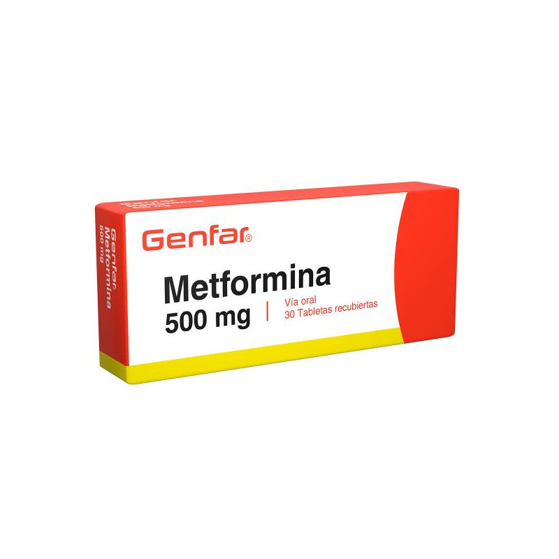 METFORMINA 500 MG 30 TABLETAS GF METFORMINA METFORMINA 500 MG 30 TABLETAS GF METFORMINA