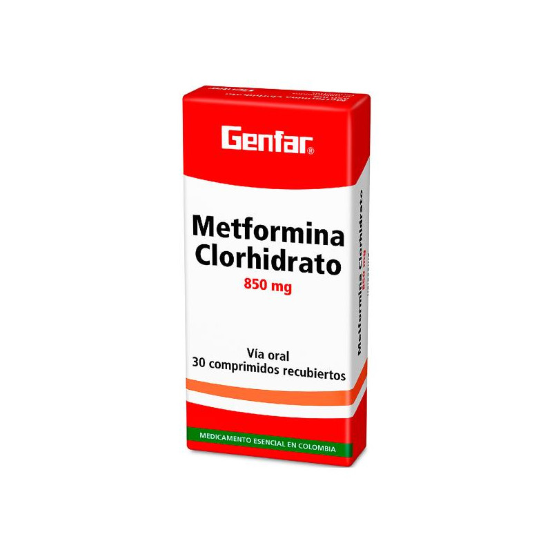 METFORMINA 850 MG 30 TABLETAS W METFORMINA METFORMINA 850 MG 30 TABLETAS W METFORMINA