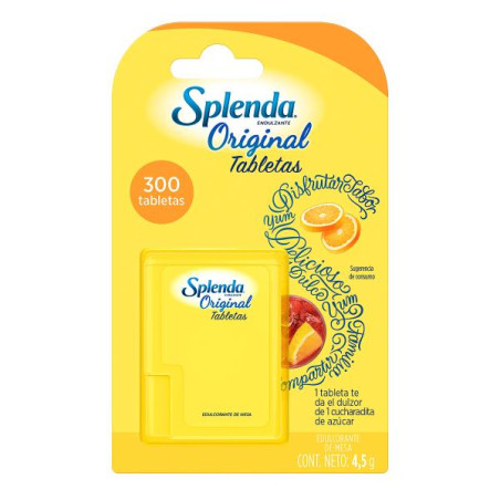 SPLENDA 300 TABLETAS EDULCOLORANTES