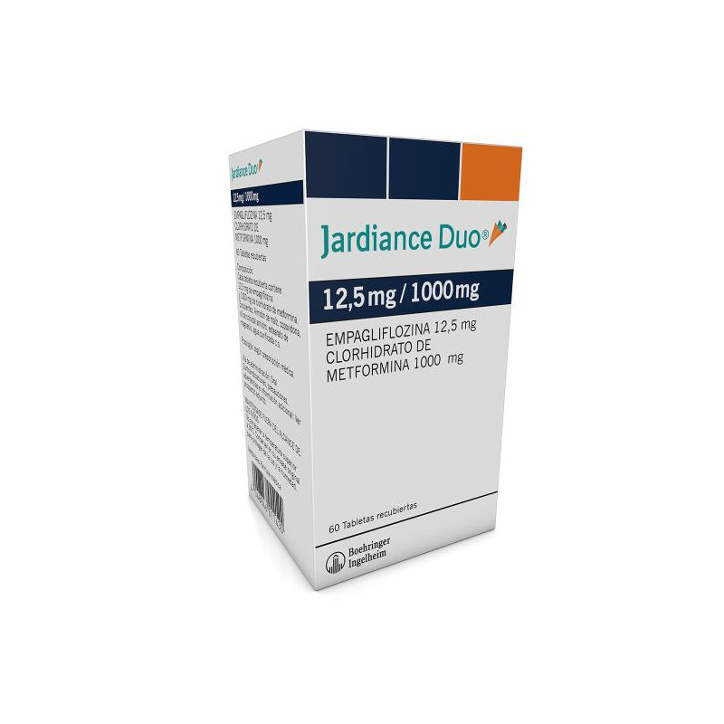 JARDIANCE DUO 12.5/1000MG 60 TABLETAS(A) EMPAGLIFLOZINA
