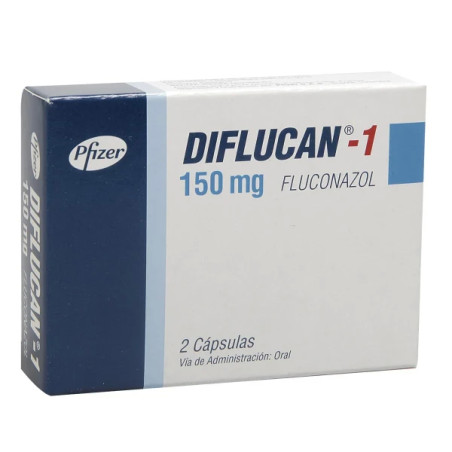 DIFLUCAN-1 150 MG 2 CAPSULAS (A) FLUCONAZOL