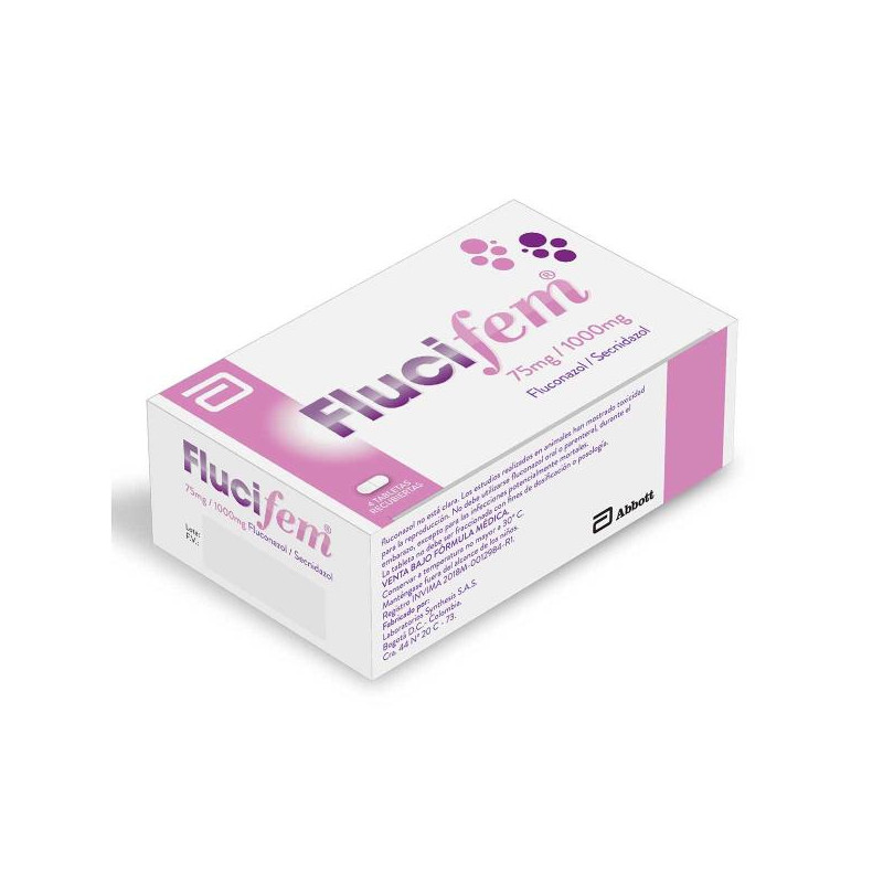 FLUCIFEM 4 TABLETAS RECUBIERTAS (DA) FLUCONAZOL