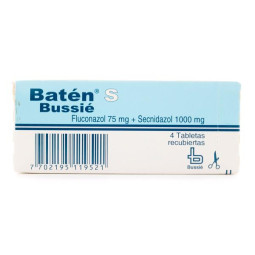 BATEN S 75 MG 4 CAPSULAS FLUCONAZOL