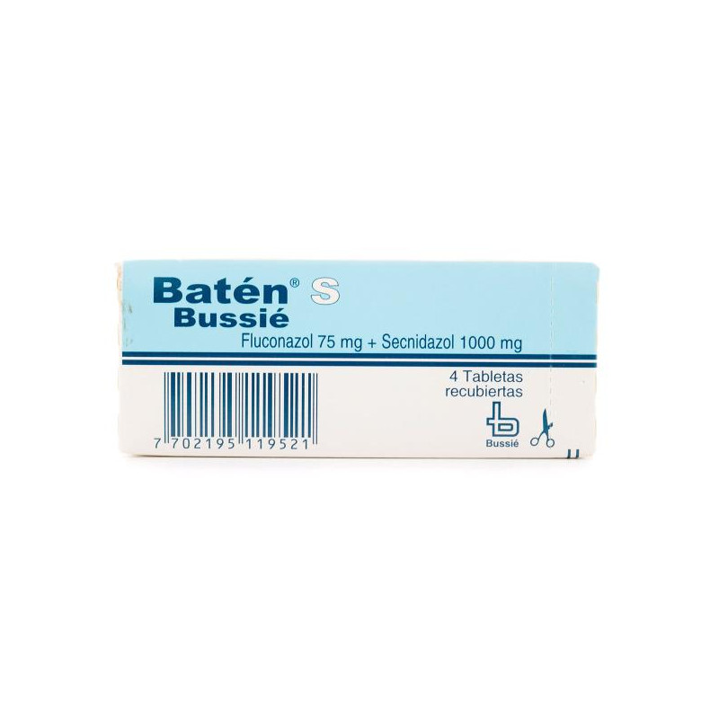 BATEN S 75 MG 4 CAPSULAS FLUCONAZOL