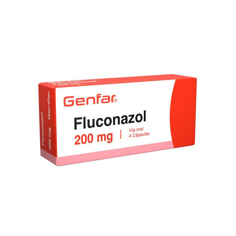 FLUCONAZOL 200 MG 4 CAPSULAS GF FLUCONAZOL