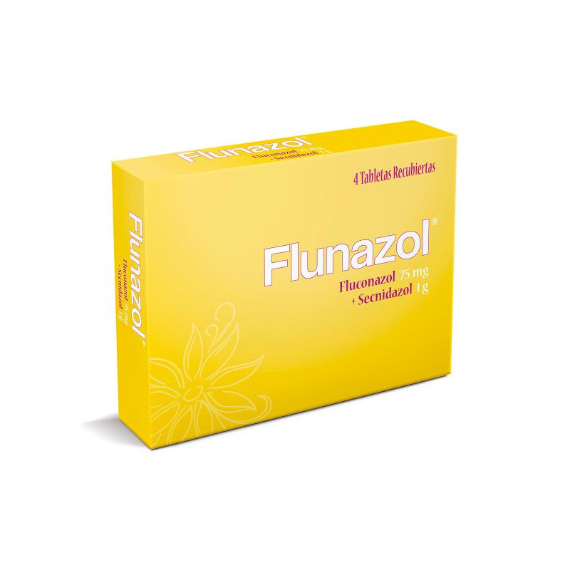 FLUNAZOL 75 MG 4 TABLETAS SECNIDAZOL-FLUCONAZOL FLUNAZOL 75 MG 4 TABLETAS SECNIDAZOL-FLUCONAZOL
