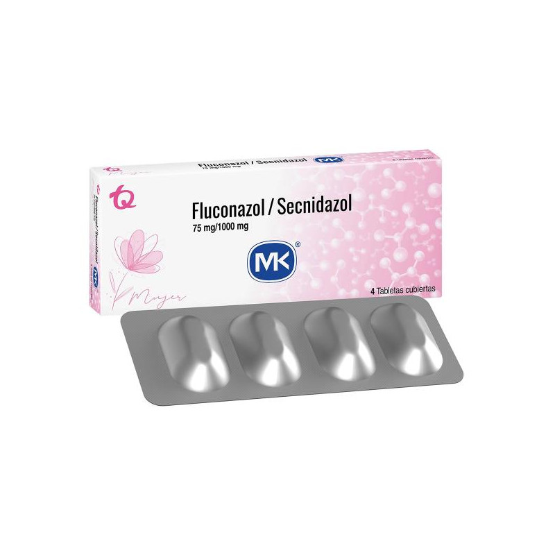 FLUCONAZOL/SECNIDAZOL 75MG/1000MG 4 TBS MK Â&nbsp; Â&nbsp;