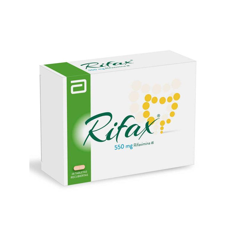 RIFAX 550 MG 28 TABLETAS AG (A) RIFAXIMINA RIFAX 550 MG 28 TABLETAS AG (A) RIFAXIMINA