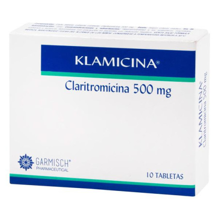 KLAMICINA 500 MG 10 TAB CLARITROMICINA