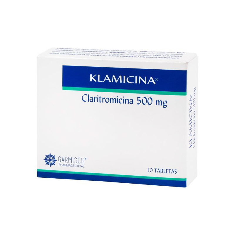 KLAMICINA 500 MG 10 TAB CLARITROMICINA