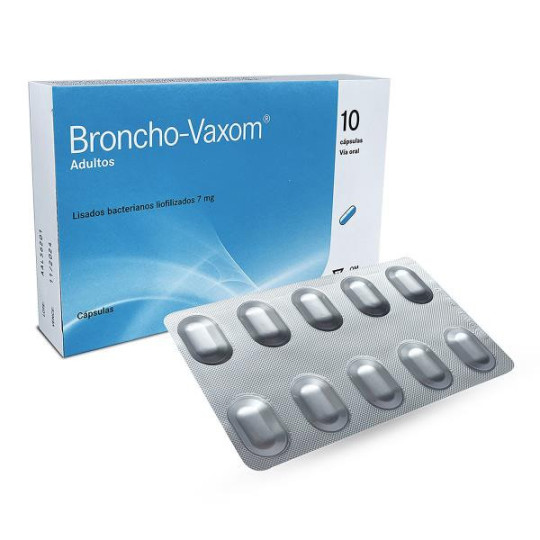 BRONCHO-VAXOM ADULTOS 10 CAPSULAS(A)(DA) LISADOS BACTERIANOS