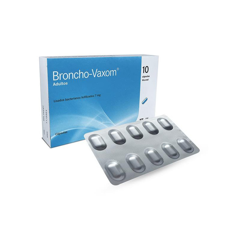 BRONCHO-VAXOM ADULTOS 10 CAPSULAS(A)(DA) LISADOS BACTERIANOS
