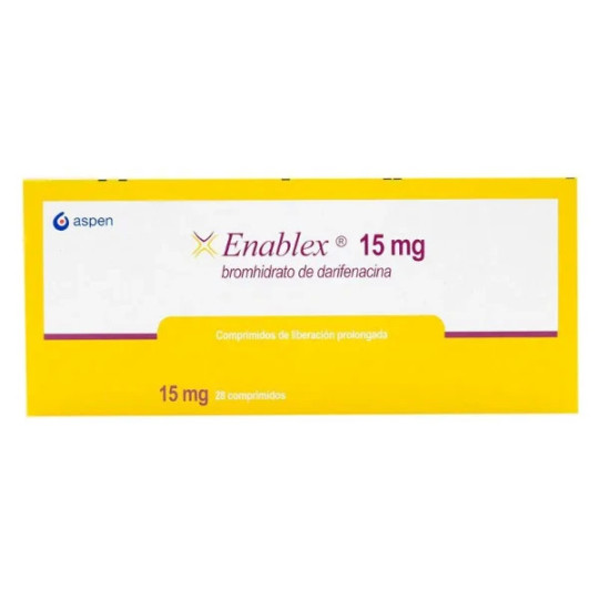 ENABLEX 15 MG 28 TBS DARIFENACINA