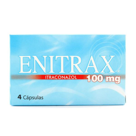ENITRAX 100 MG 4 CAPSULAS ITRACONAZOL