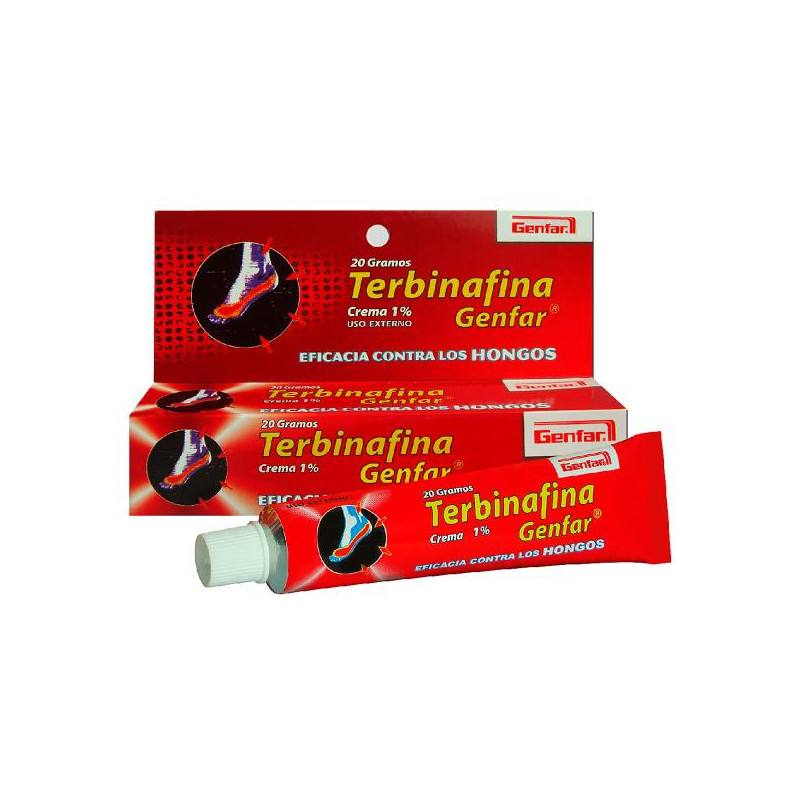 TERBINAFINA CREMA 1% 20 GR GF TERBINAFINA TERBINAFINA CREMA 1% 20 GR GF TERBINAFINA