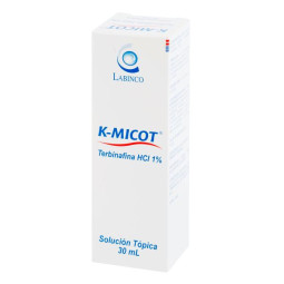 K-MICOT 1% SOLUCION TOPICA X 30 ML (TERBINAFINA)