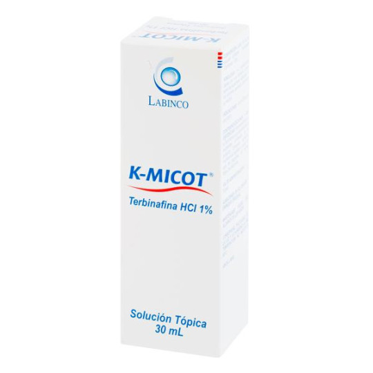 K-MICOT 1% SOLUCION TOPICA X 30 ML (TERBINAFINA)