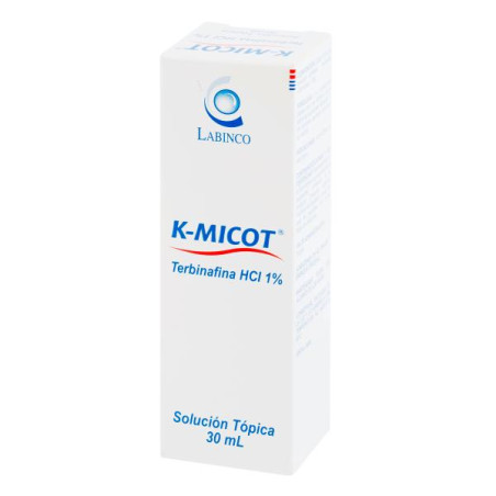 K-MICOT 1% SOLUCION TOPICA X 30 ML (TERBINAFINA)